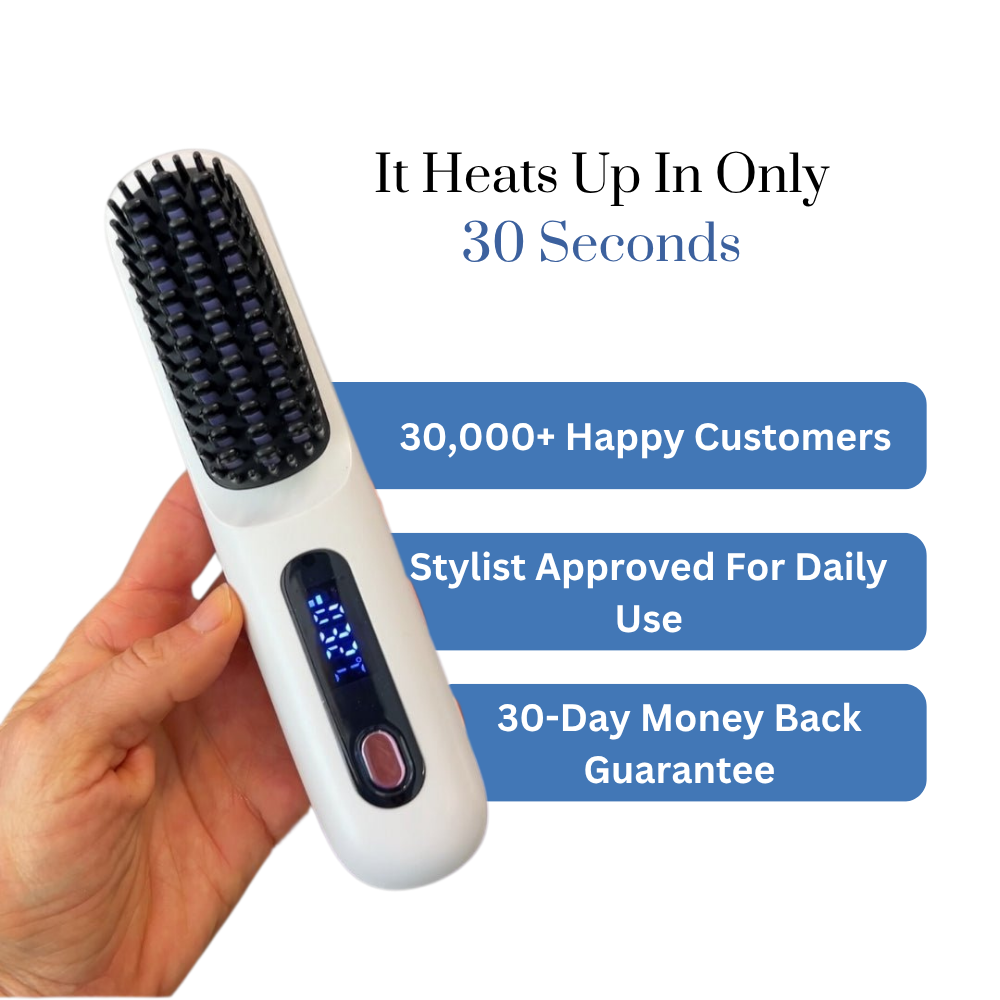 Cordless Straightening Hairbrush