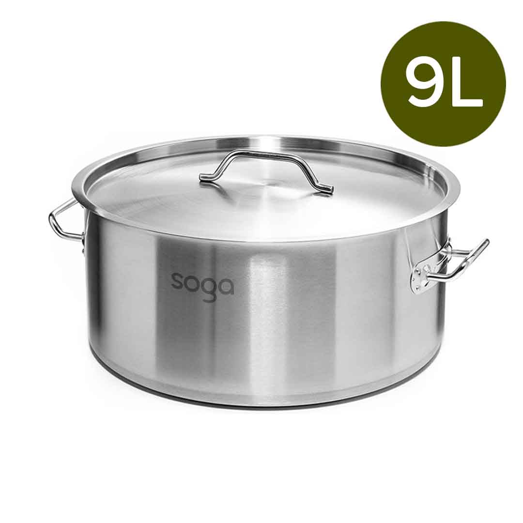 Stainless Steel Wide Stockpot