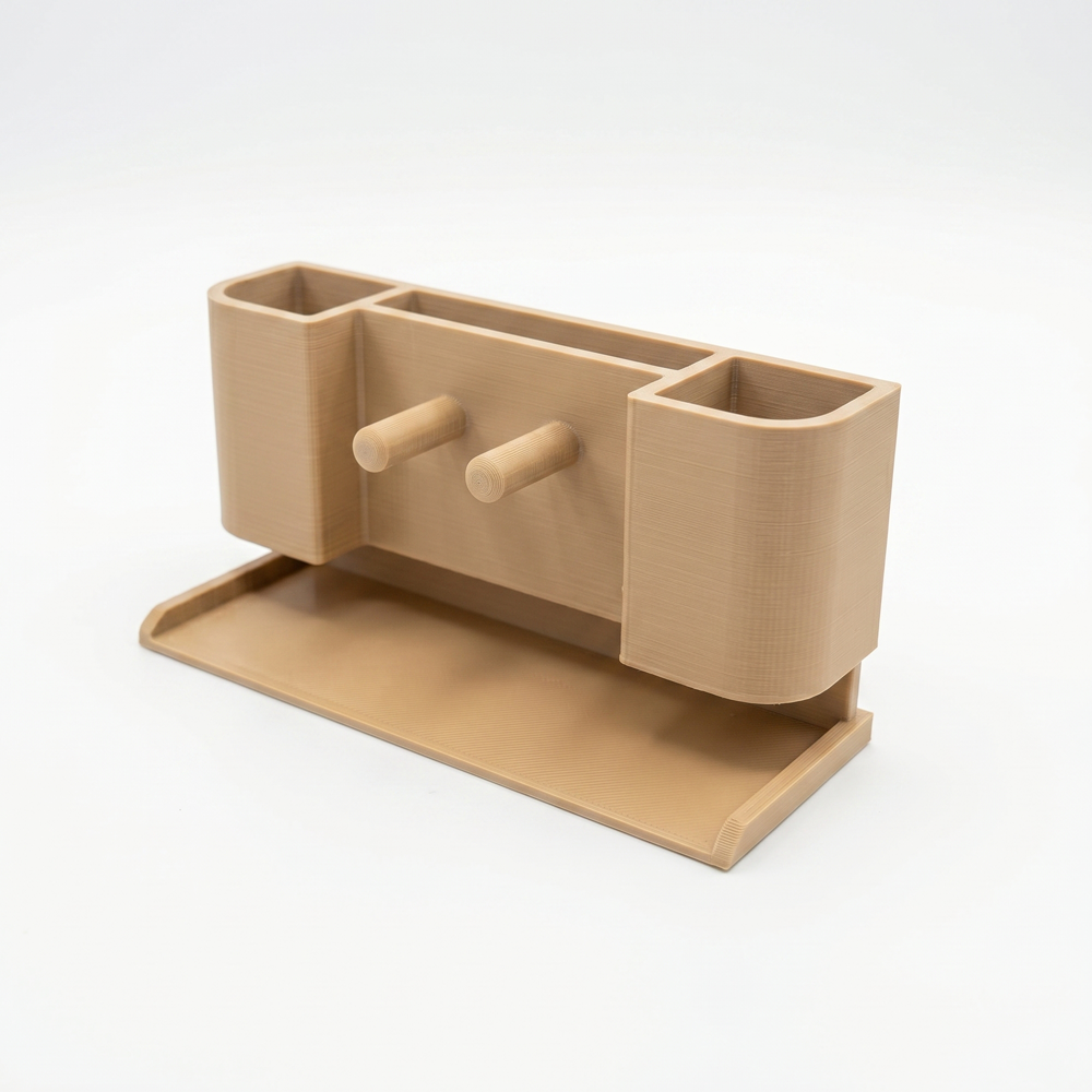Modular Sink Caddy Sponge & Brush Organizer with Drip Tray