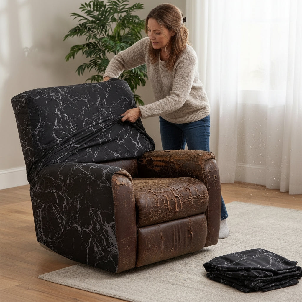 Black Stone Recliner Covers