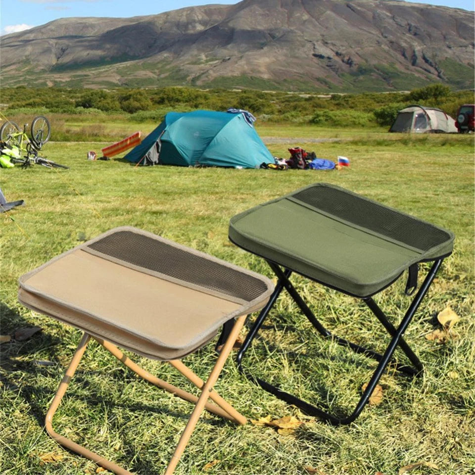 2-in-1 Foldable Backpack Stool