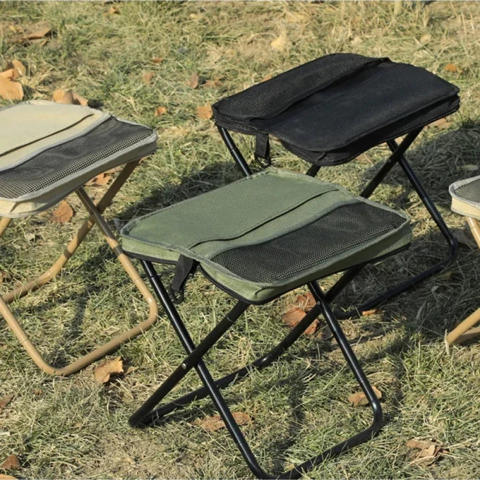 2-in-1 Foldable Backpack Stool