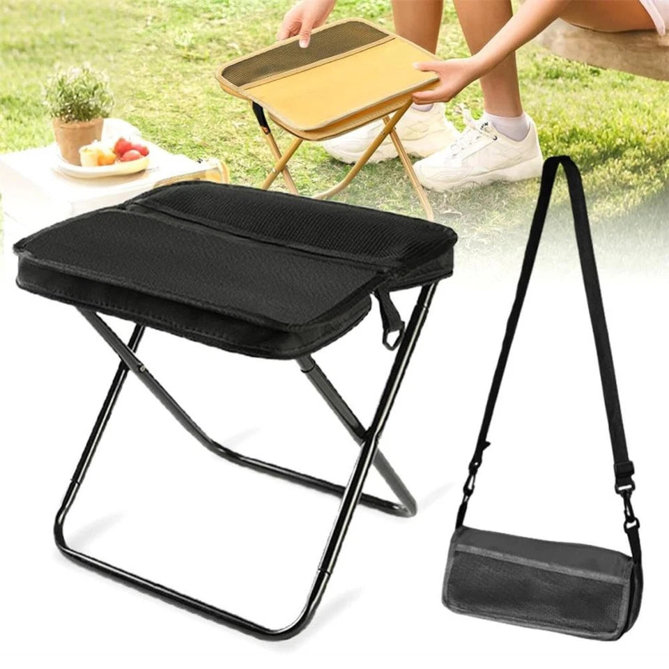 2-in-1 Foldable Backpack Stool