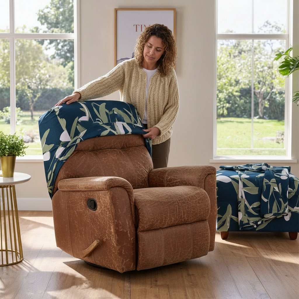 Dance Leaf Recliner Covers
