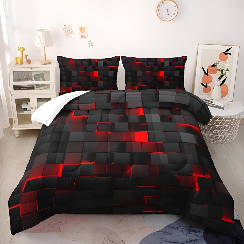 Geomatrix Quilt Cover Set | 3pcs