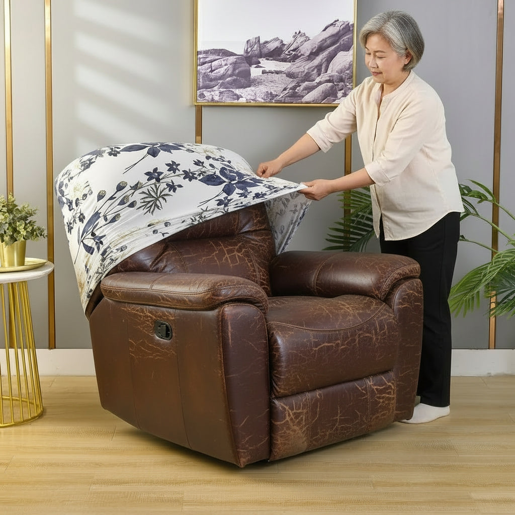 Flower Sea Recliner Covers
