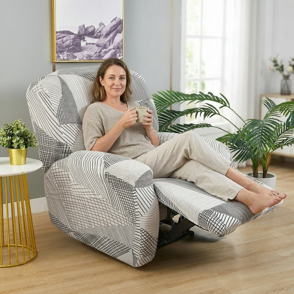 Geometric Recliner Covers