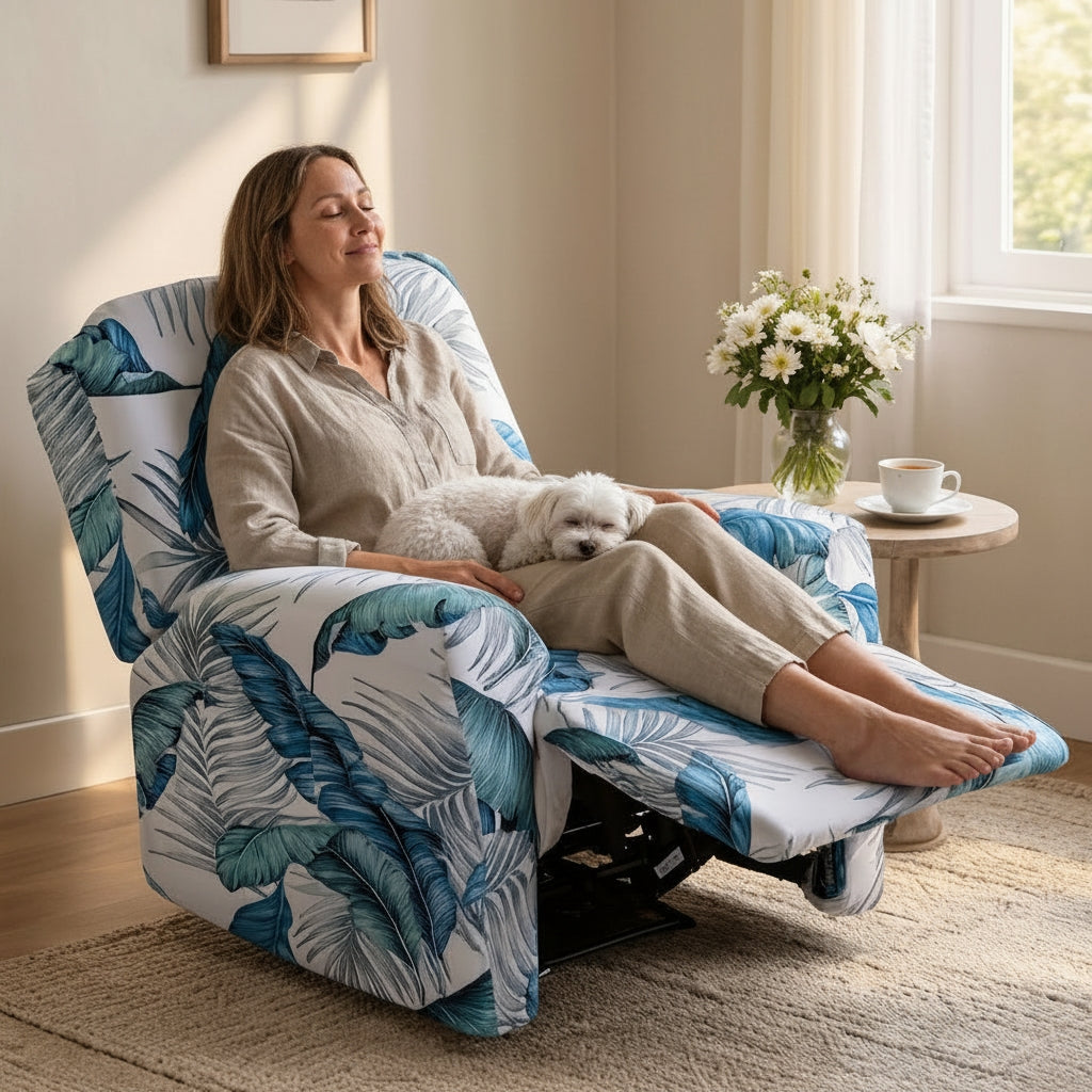 Green Leaf Recliner Covers