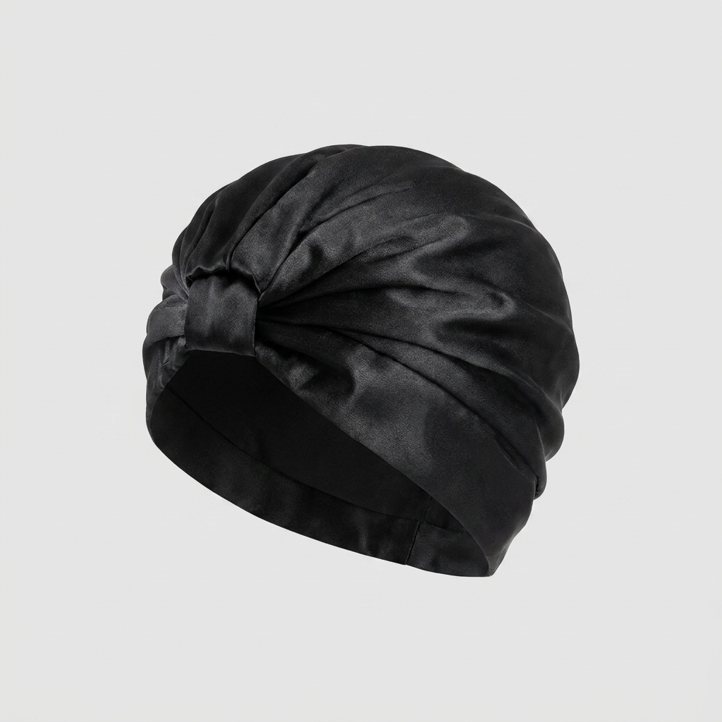 Mulberry Silk Sleep Bonnet -Stop Morning Frizz
