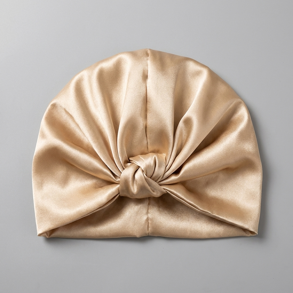 Mulberry Silk Sleep Bonnet -Stop Morning Frizz