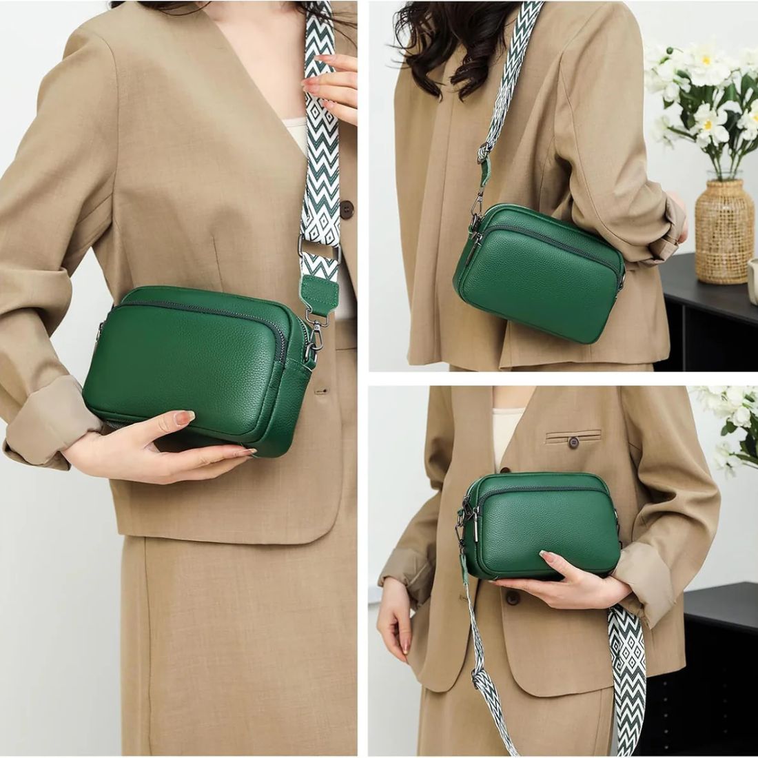 Chic Leather Crossbody Bag