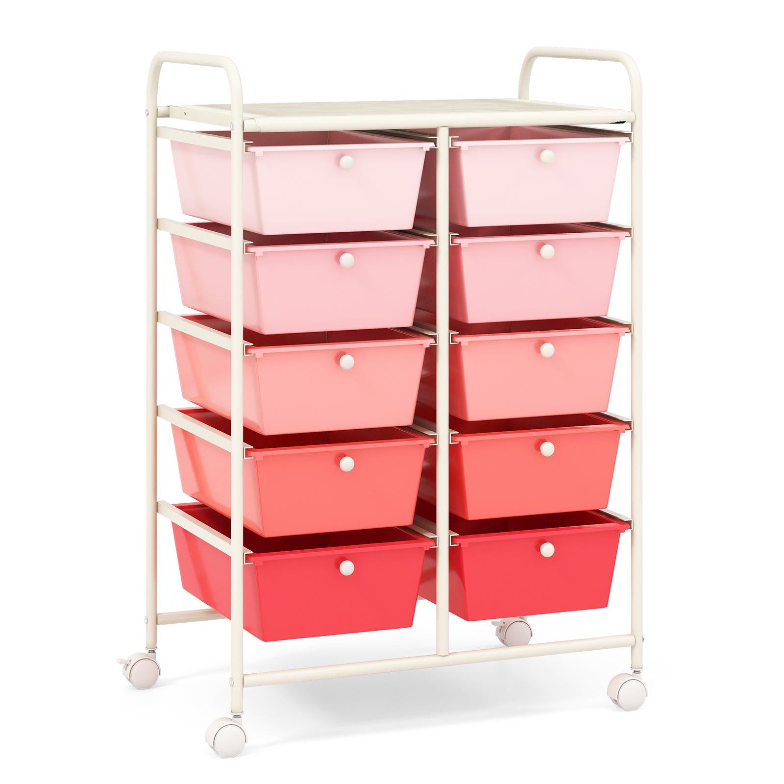 10-Drawer Utility Trolley Organiser