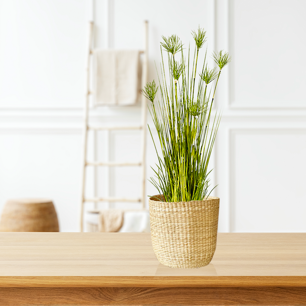 Artificial Potted Papyrus Plant