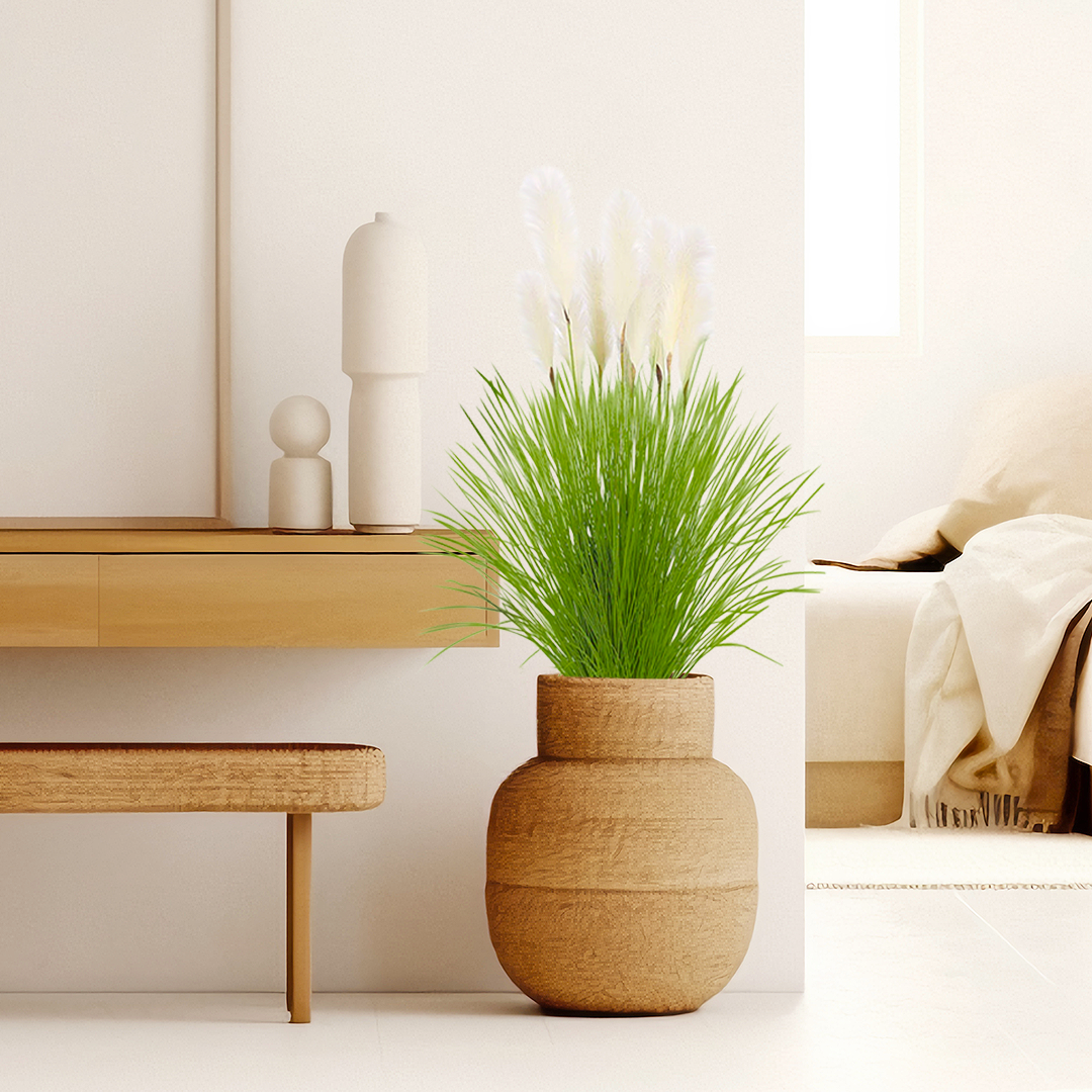 Artificial Plant Potted Pampas Grass