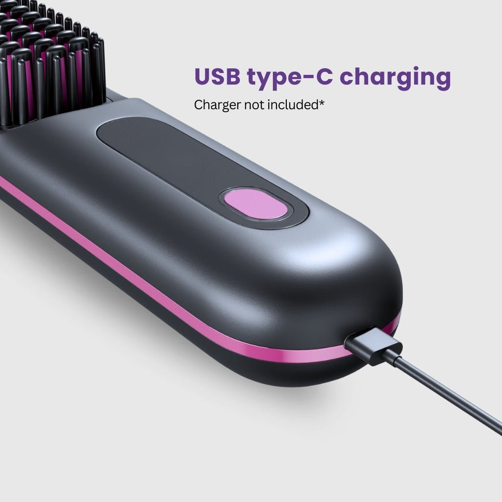 Cordless Straightening Hairbrush