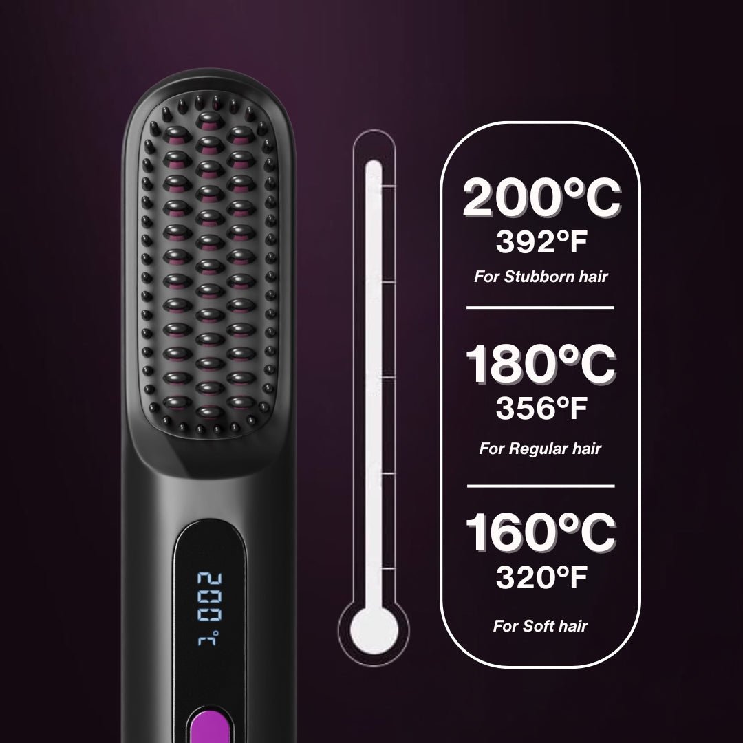 Cordless Straightening Hairbrush