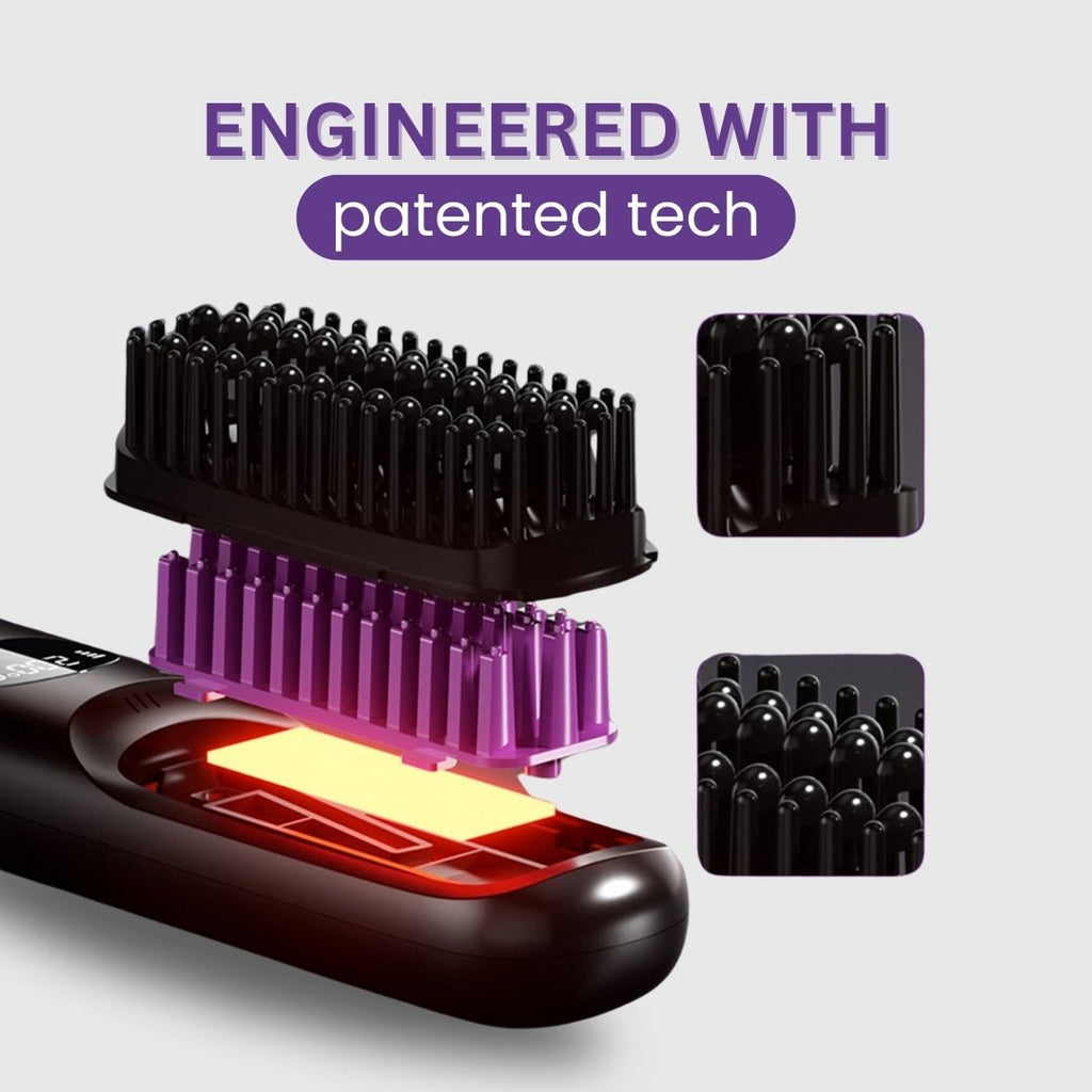 Cordless Straightening Hairbrush