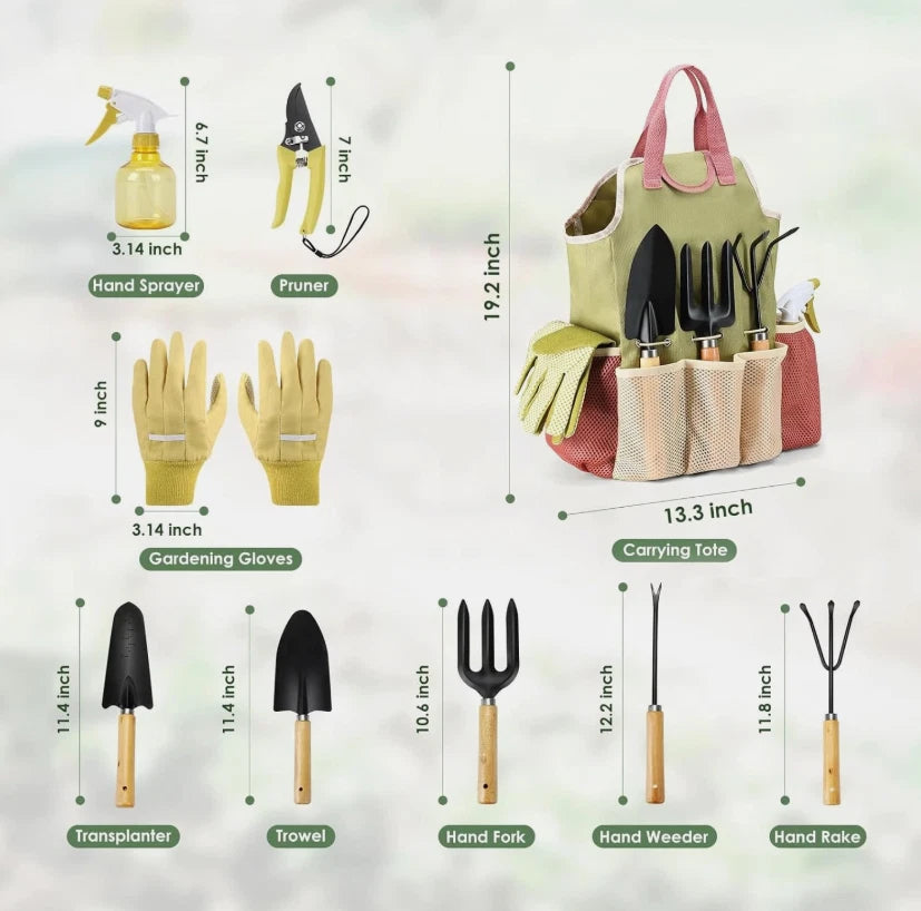 Garden Tool Set (10 Pcs)