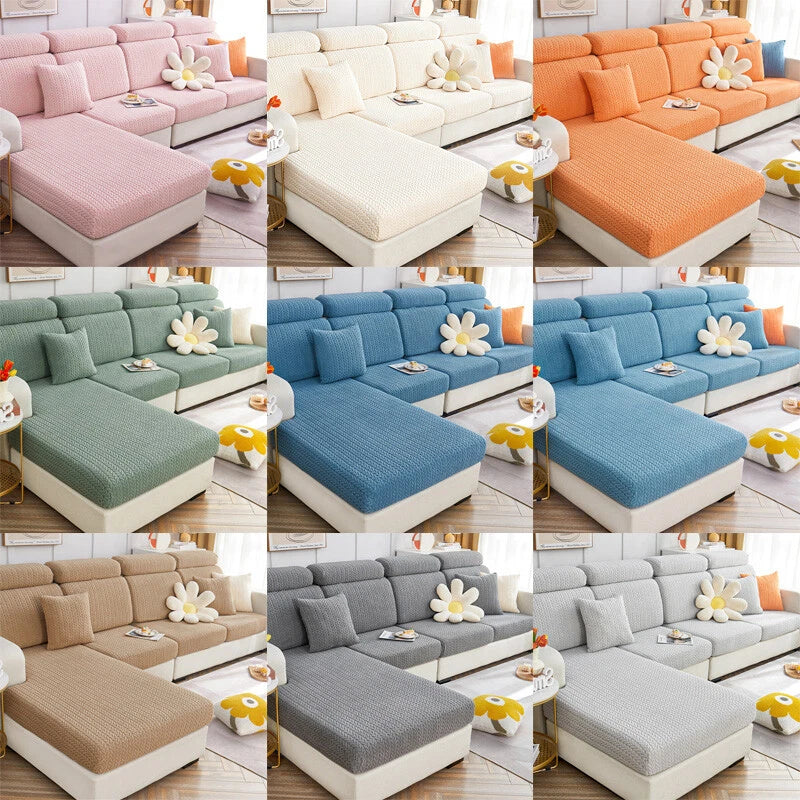 Fleece Jacquard Sofa Seat Covers