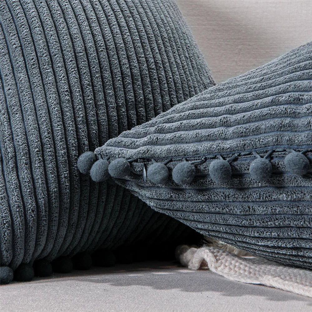 Pom Poms Ball Pillow Cover