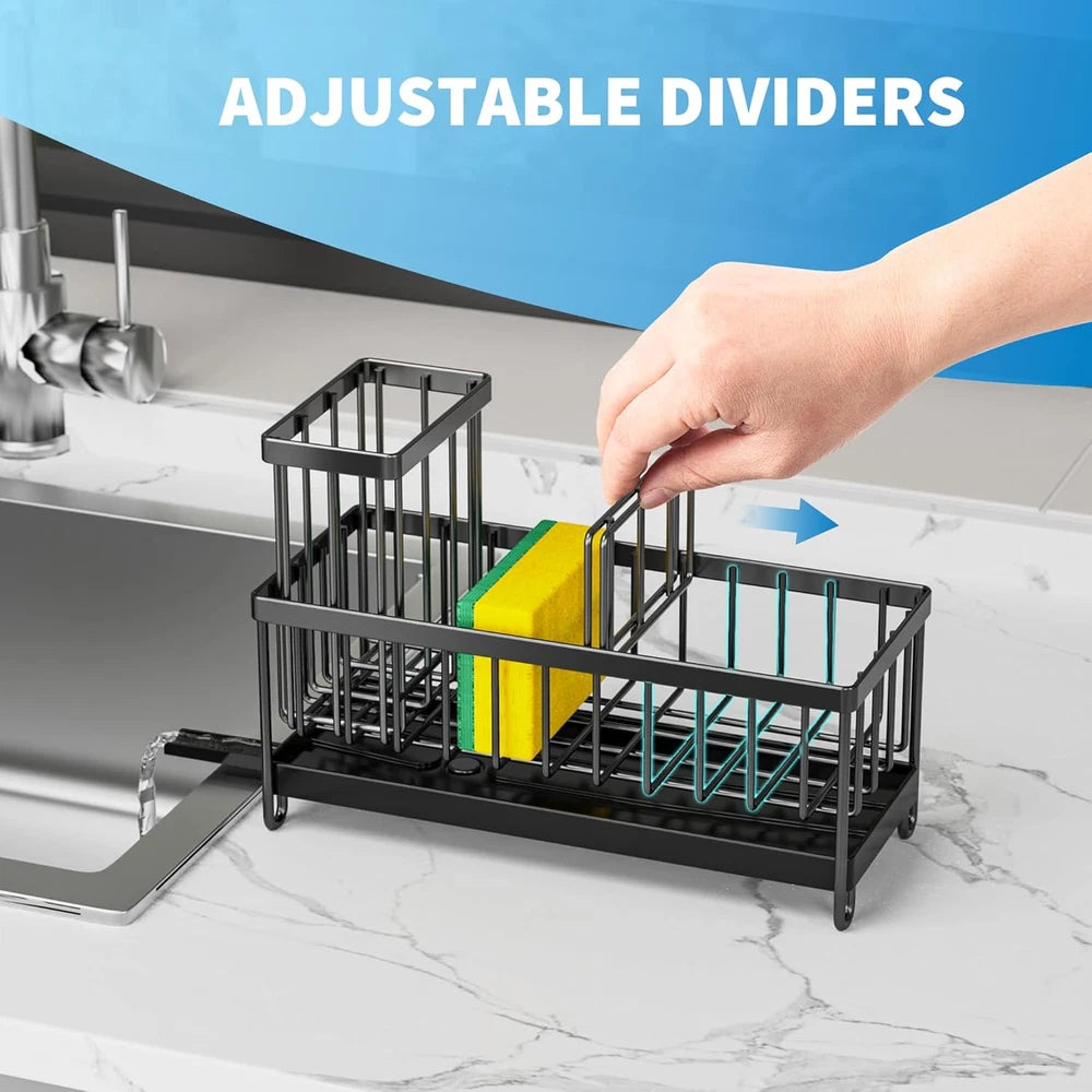 Sink Organiser With High Brush Holder