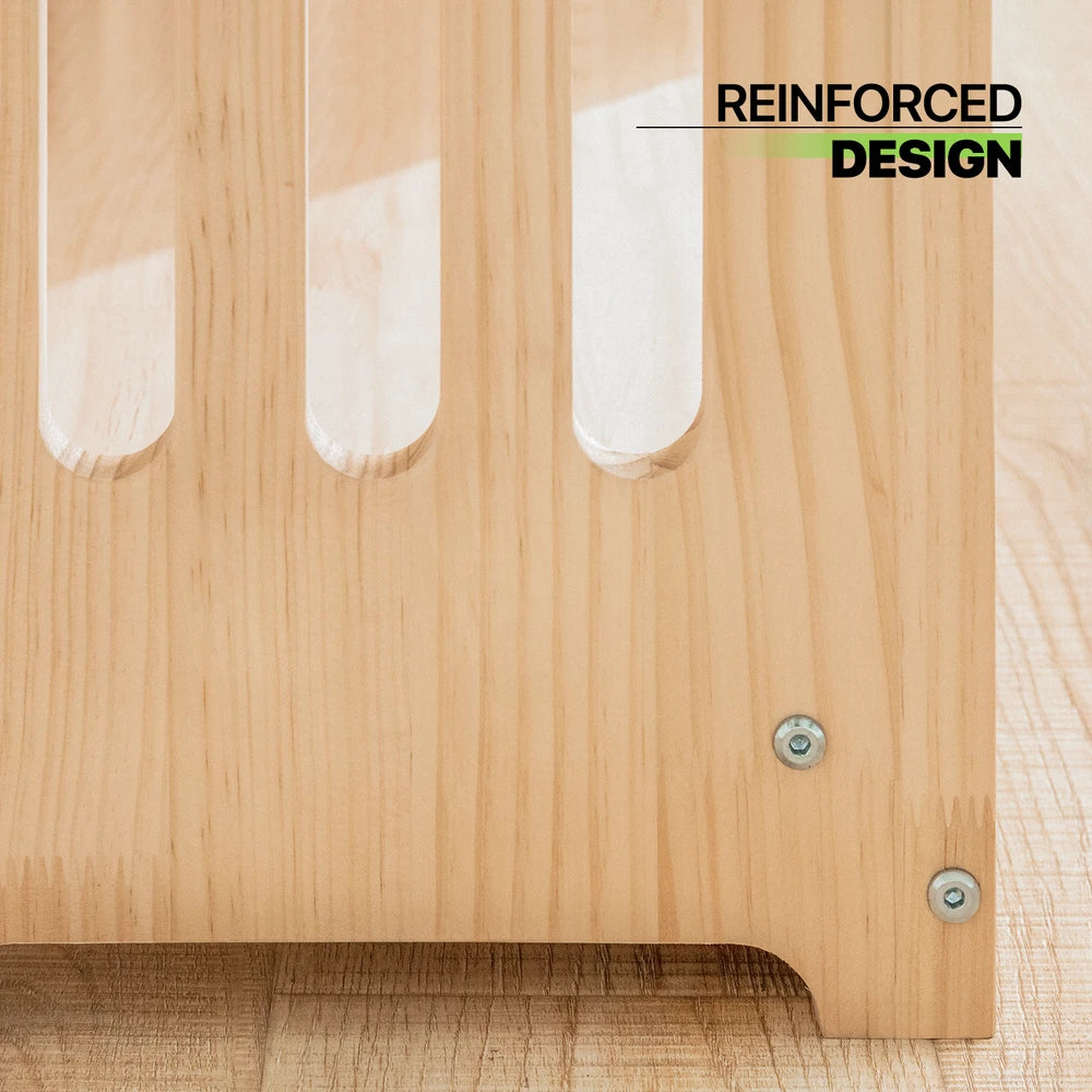 Wooden Book Shelf Organiser
