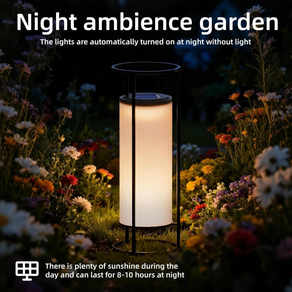 Cylinder Solar Light Lamp