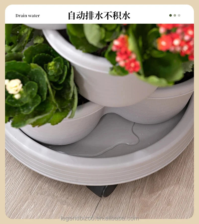 Stackable Planters (5 Tiers)