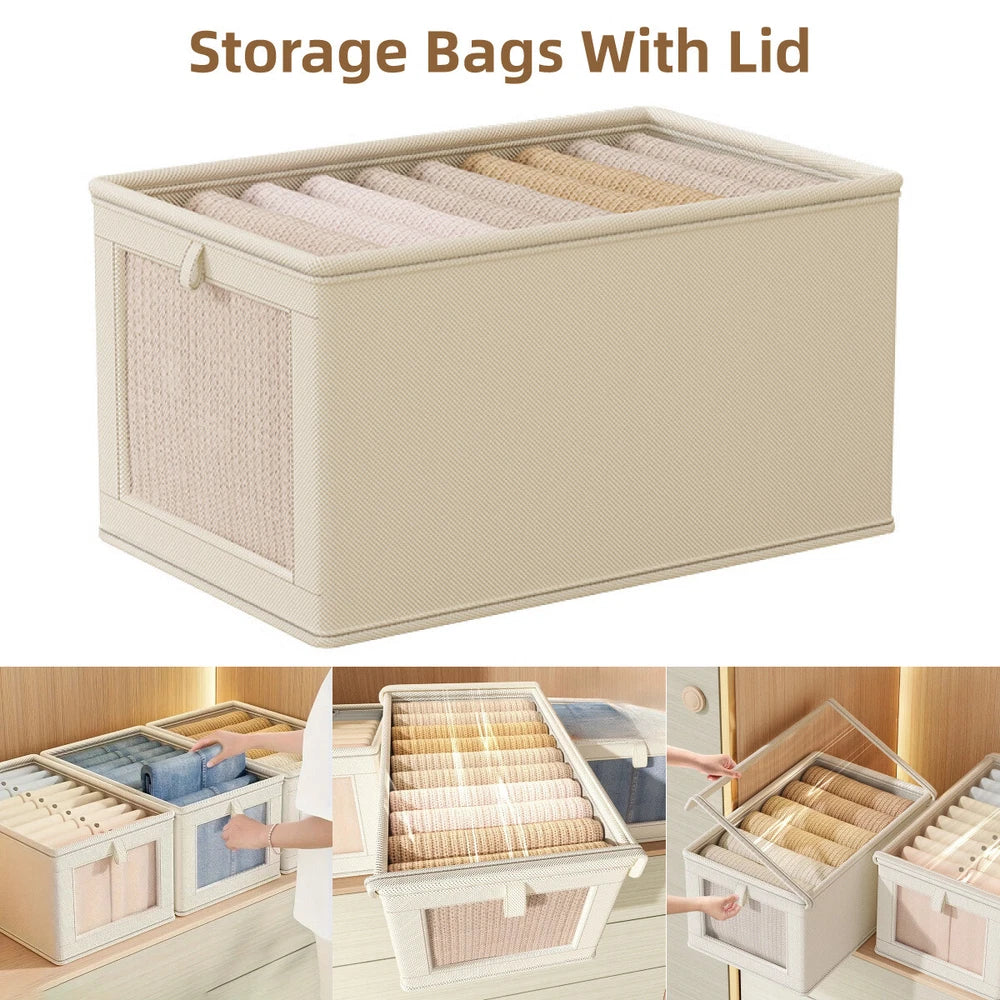 Wardrobe Storage Box With Lid