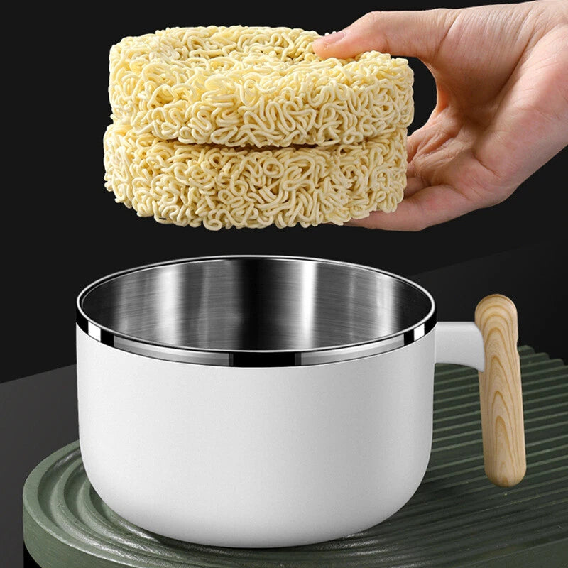 1.2L Instant Noodle Large Cereal Bowl Soup Mug Sealing Lid w/Phone Holder Handle