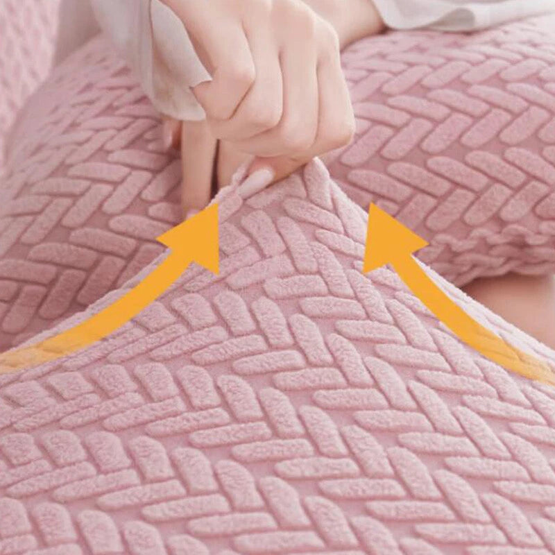 Fleece Jacquard Sofa Seat Covers