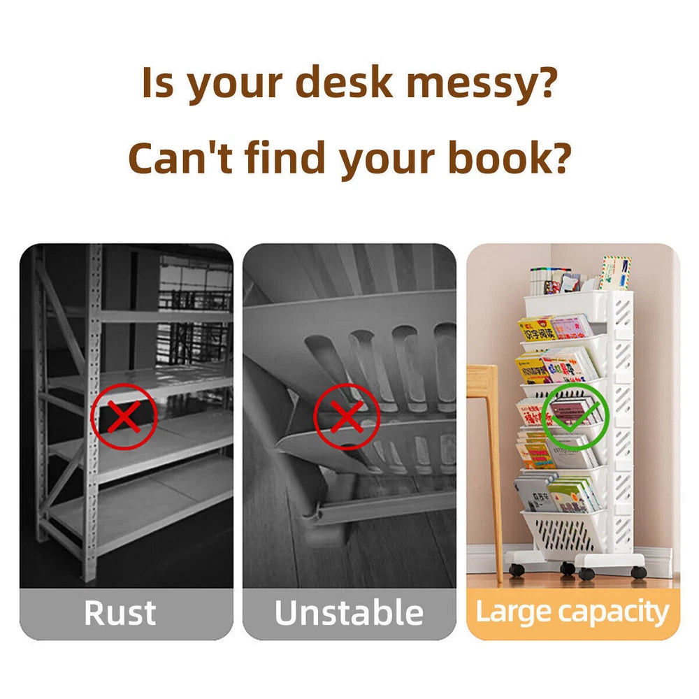 Removable Bookshelf Organiser