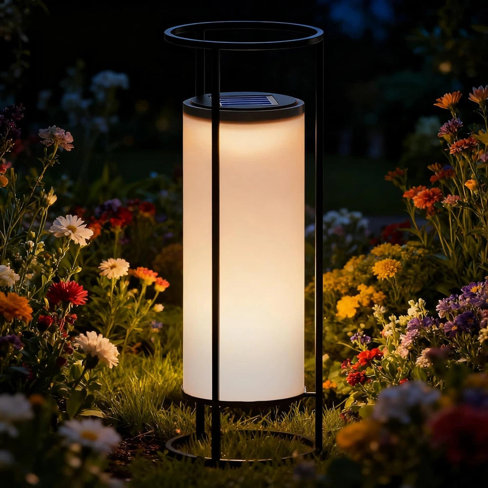 Cylinder Solar Light Lamp