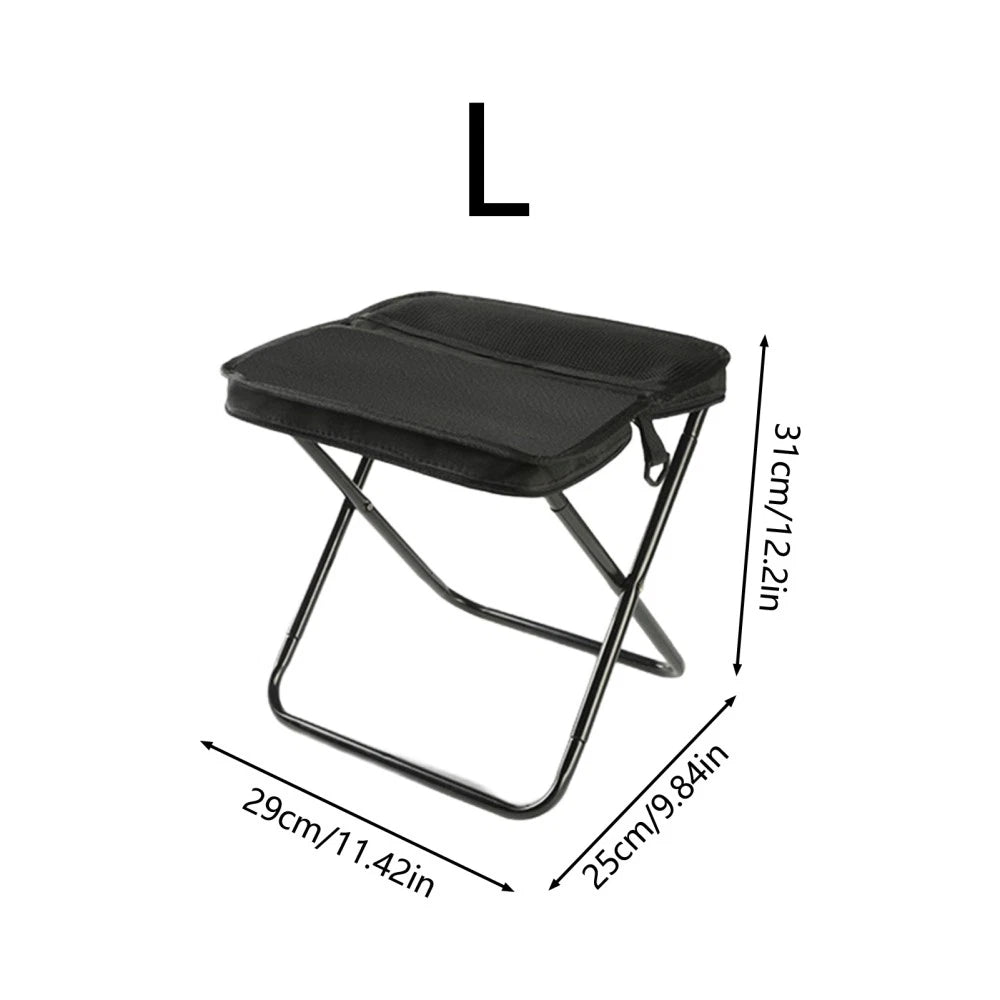 2-in-1 Foldable Backpack Stool