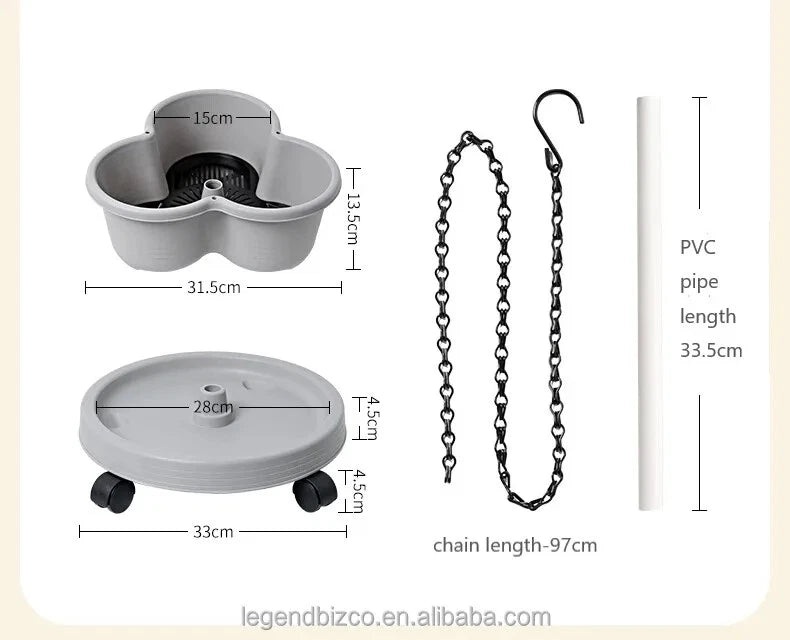 Stackable Planters (5 Tiers)