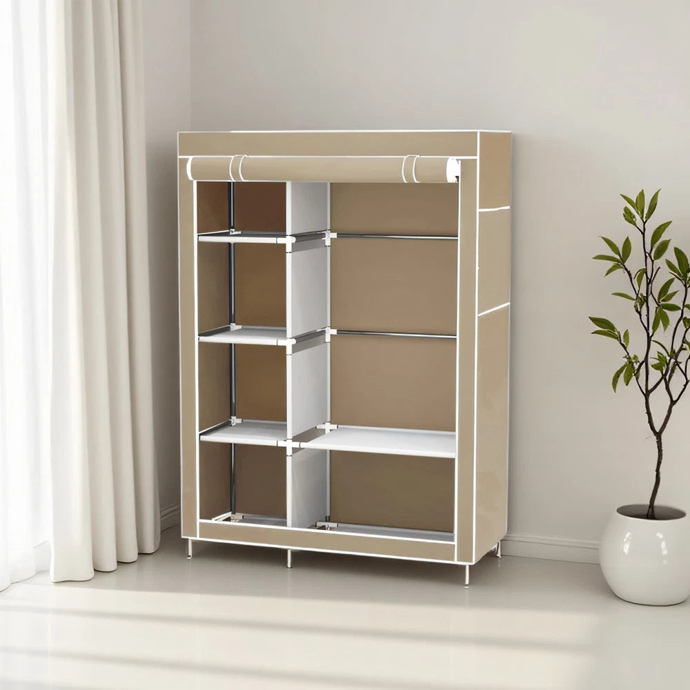 Portable Wardrobe Storage Cabinet