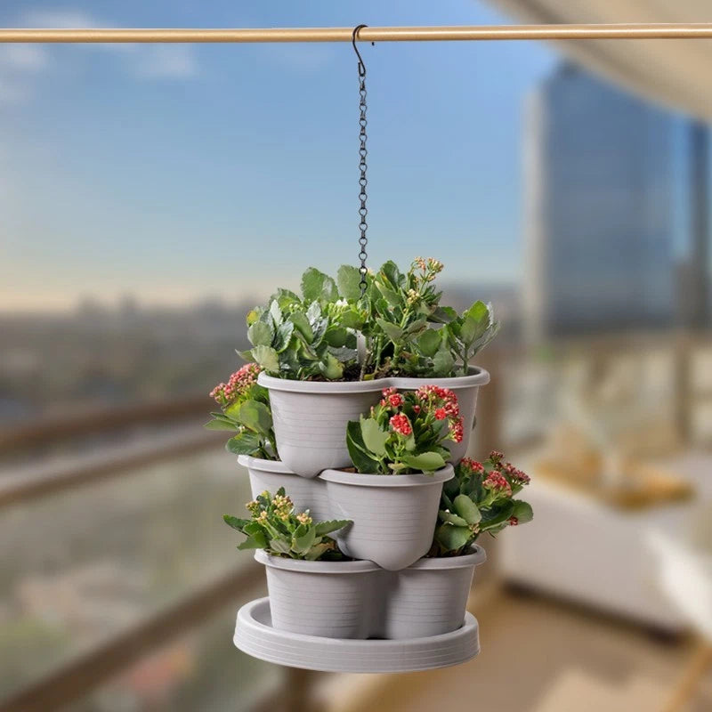 Stackable Planters (5 Tiers)