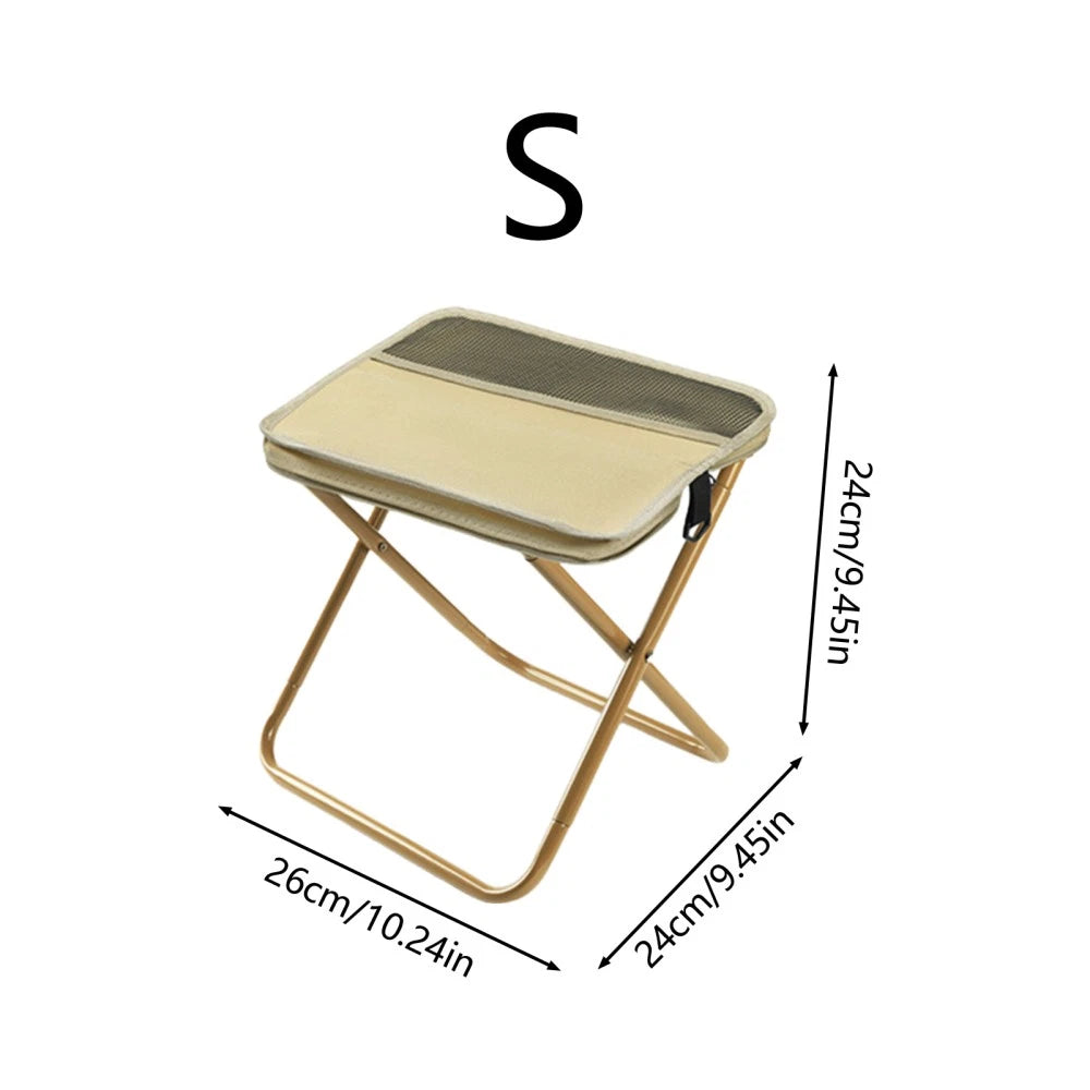 2-in-1 Foldable Backpack Stool