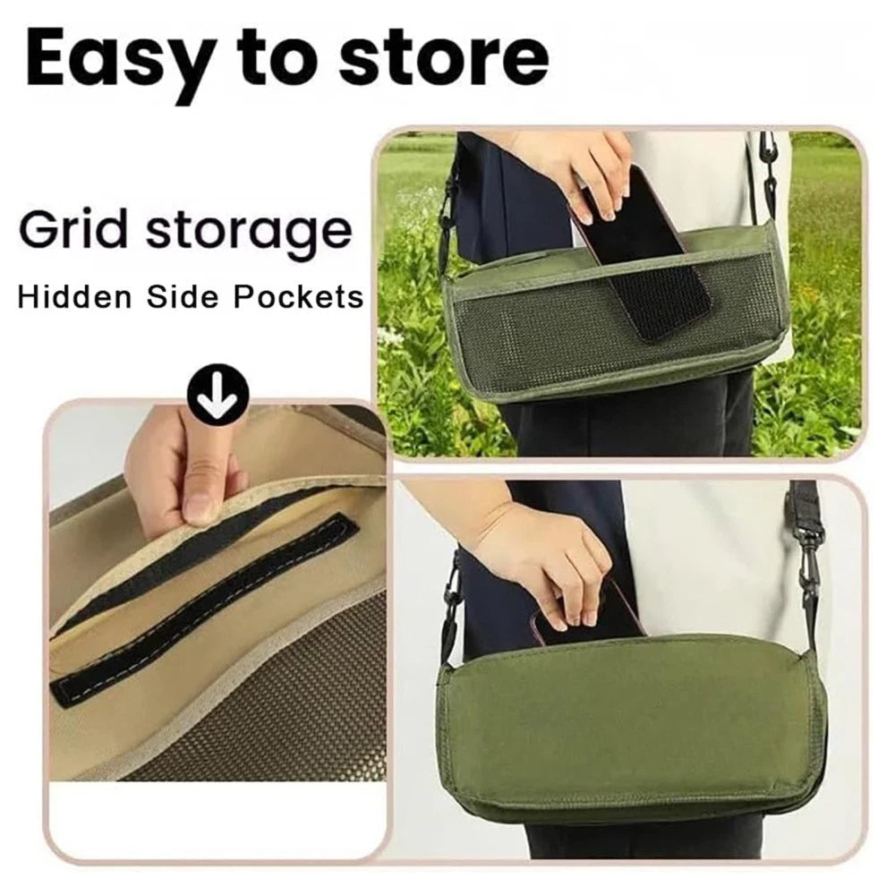 2-in-1 Foldable Backpack Stool