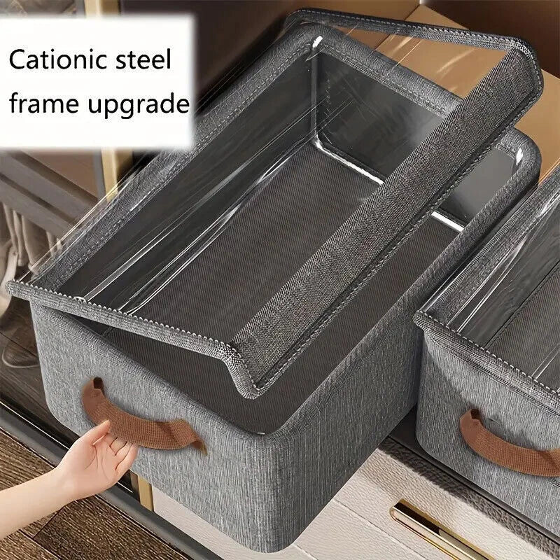4-Pack Foldable Clothes Storage