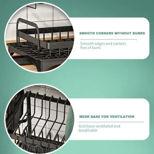 Drying Rack Plate Drainer 2 Tiers