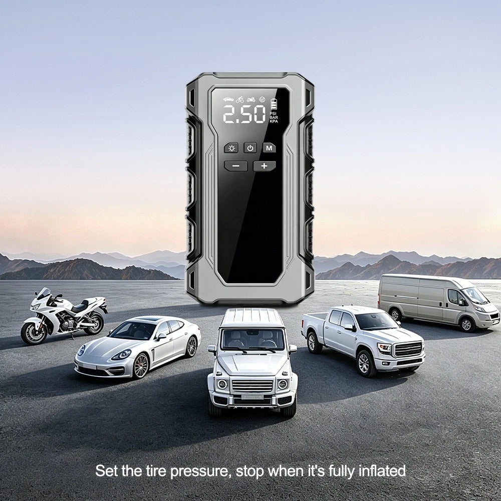 4-In-1 Jump-Starter & Tyre Inflator