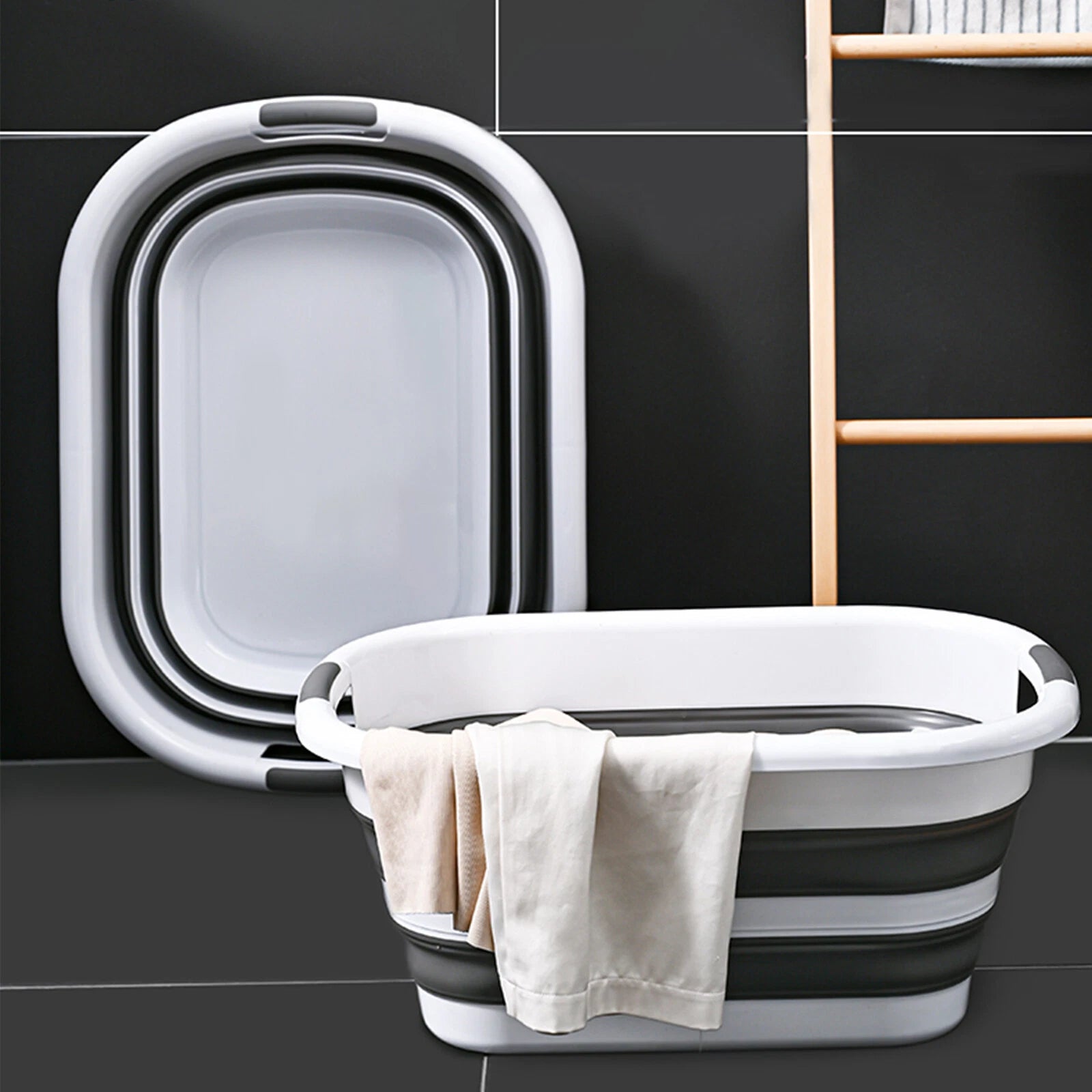 Collapsible Bin With Handles – Simple Mart Home Essentials