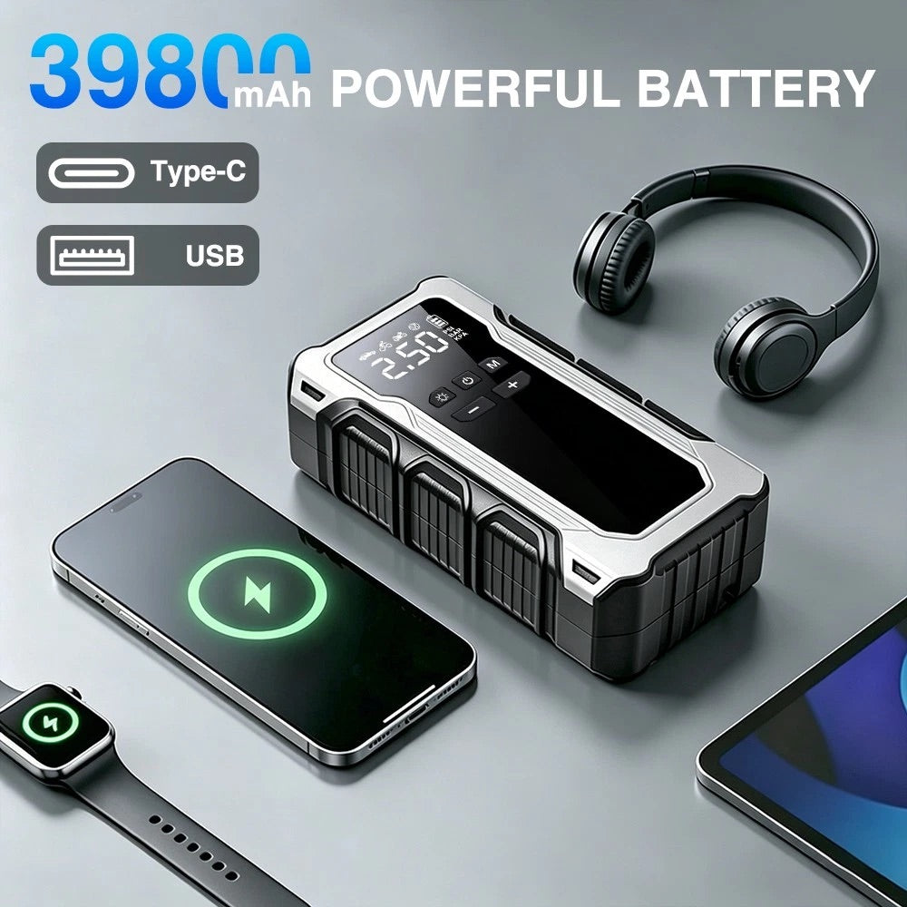 4-In-1 Jump-Starter & Tyre Inflator