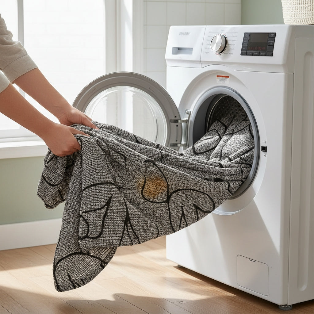 Streaky Grey Recliner Covers