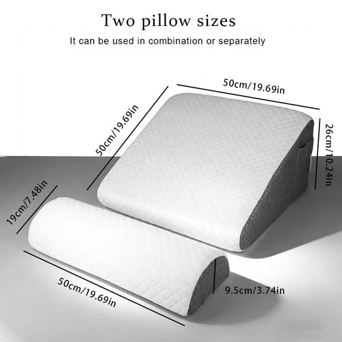 Bed Wedge Pillow - Wake Up Pain Free & Sleep Better